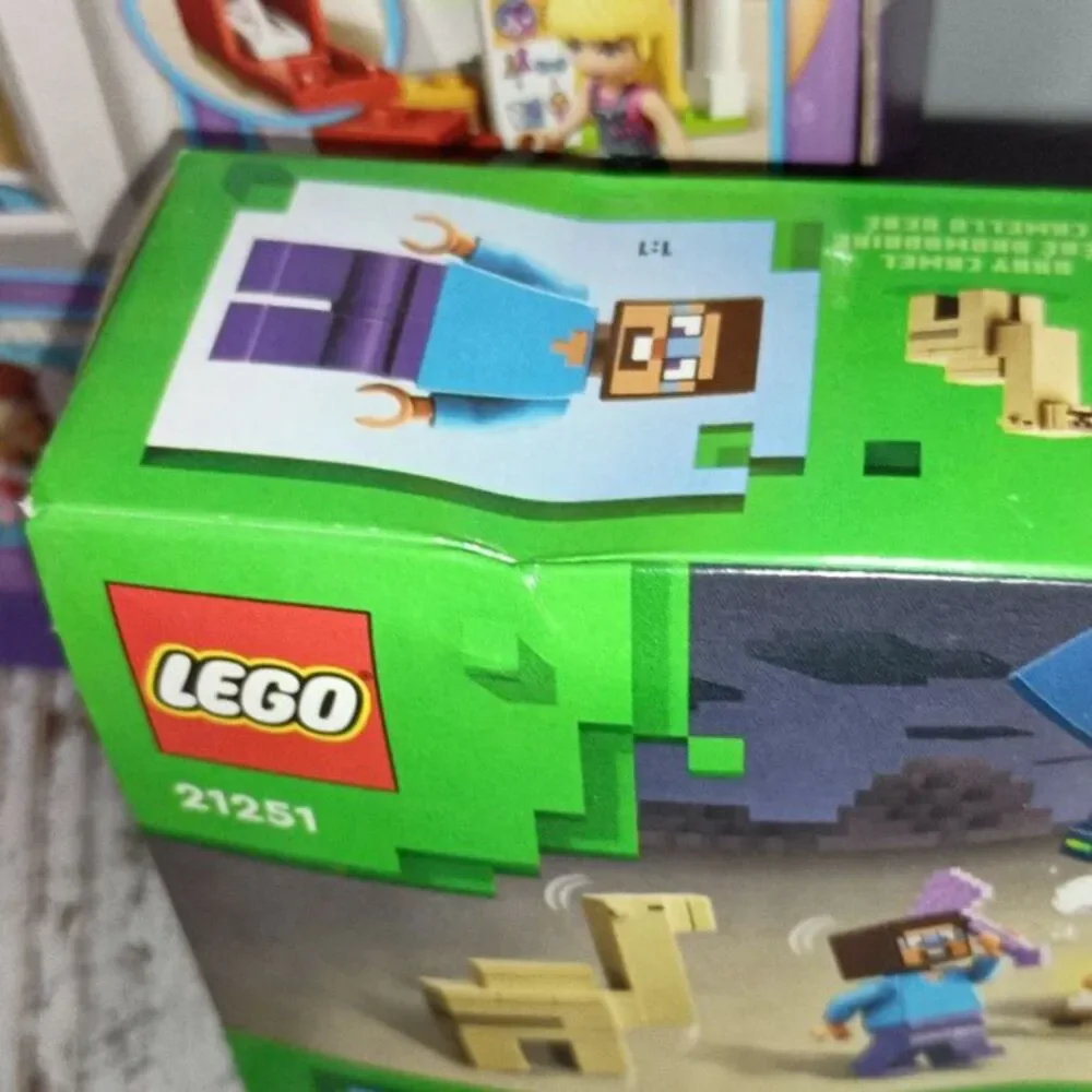 LEGO: Friends Stephanie 41310; Minecraft Steve's Desert Expedition 21251 (2 NIB)